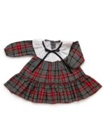 Abito Tartan con fiocco Juliana