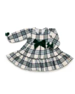 Abito Quadri Fiocco Verde Juliana